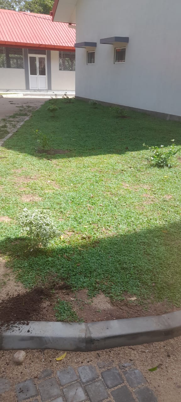 Soft Landscaping Work at New Elders' Home Building Complex at Katharagama